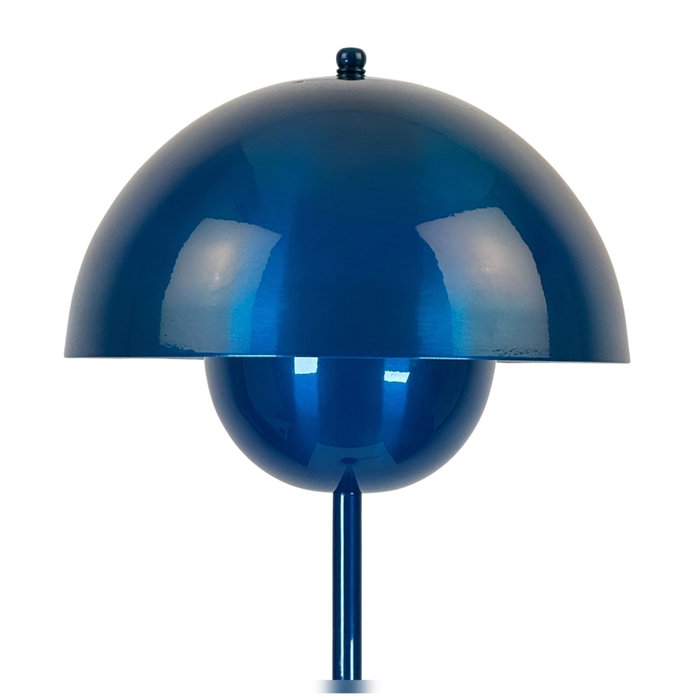 Opviq Lámpara de pie azul de metal